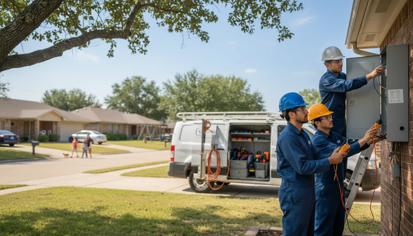 Certified electrician providing emergency electrical services in Upper Falls, MD